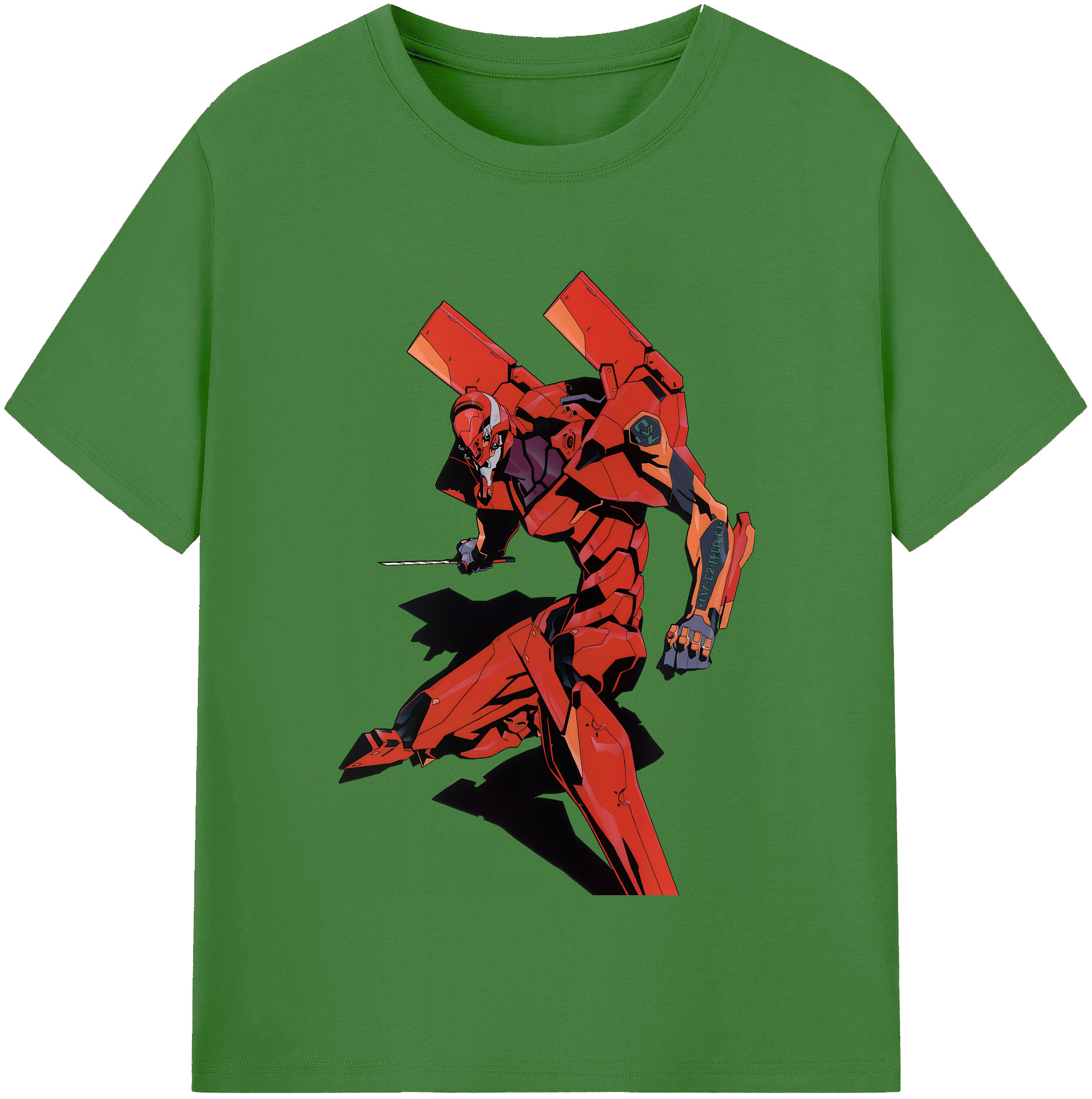 （画像用） EVA 新世紀エヴァンゲリオン レディースカジュアルプリントTシャツ（綿100％）